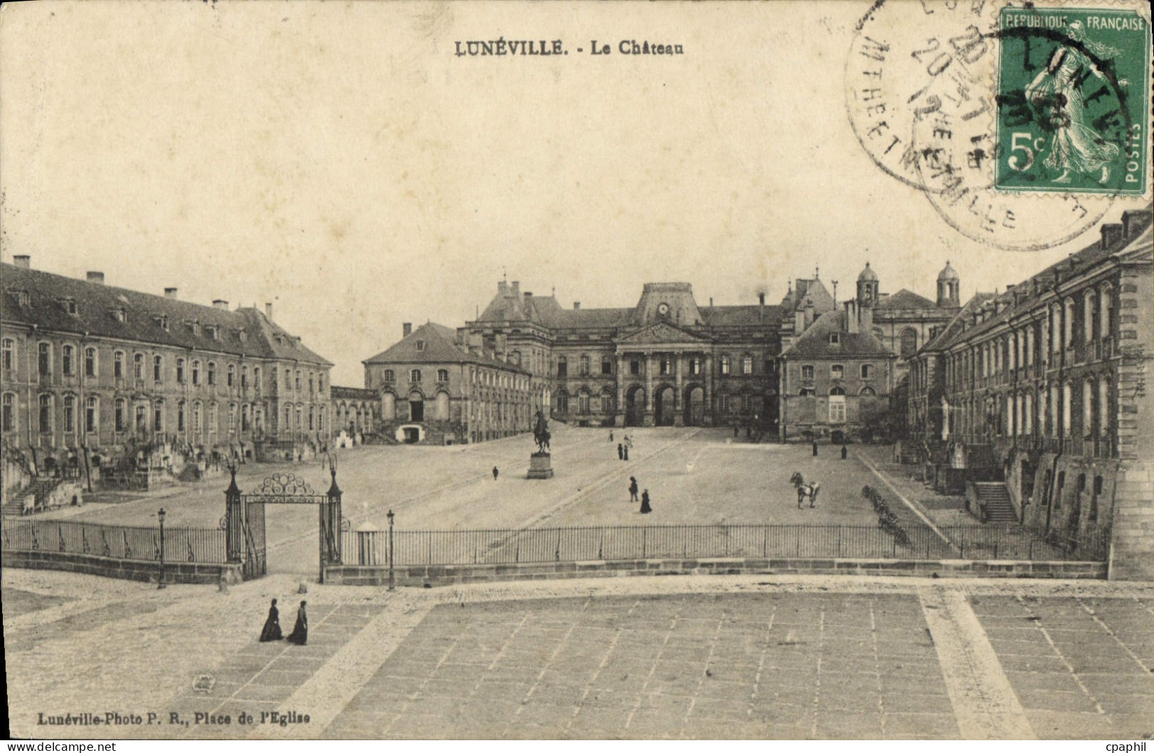 CPA Luneville Le Chateau