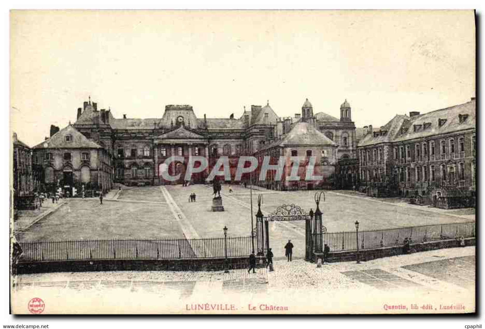CPA Luneville Le Chateu