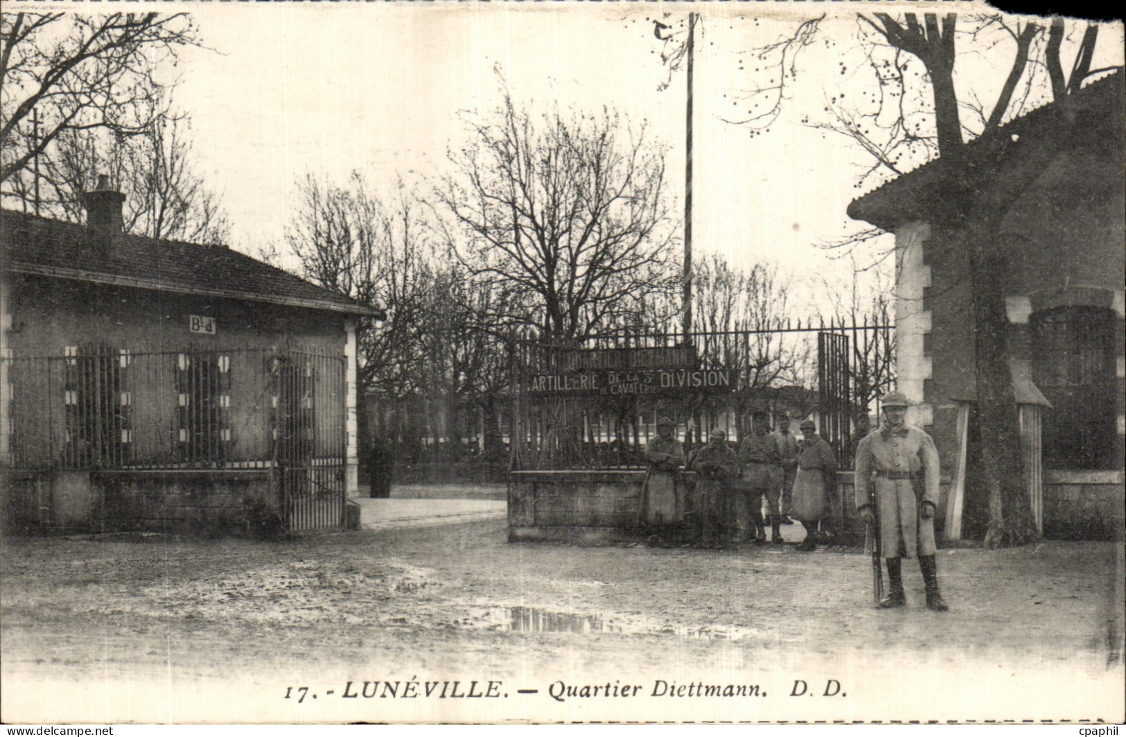 CPA Luneville Quartier Diettmann Militaria