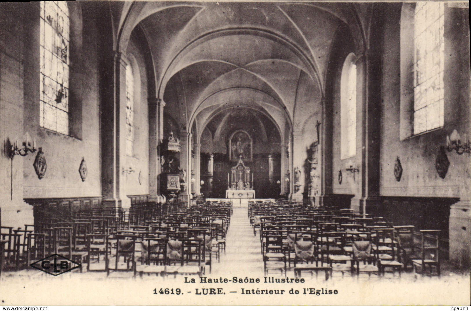CPA Lure Interieur De l'Eglise