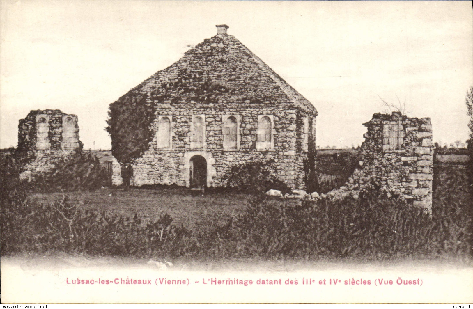CPA Lussac les Chateaux L'Hermitage