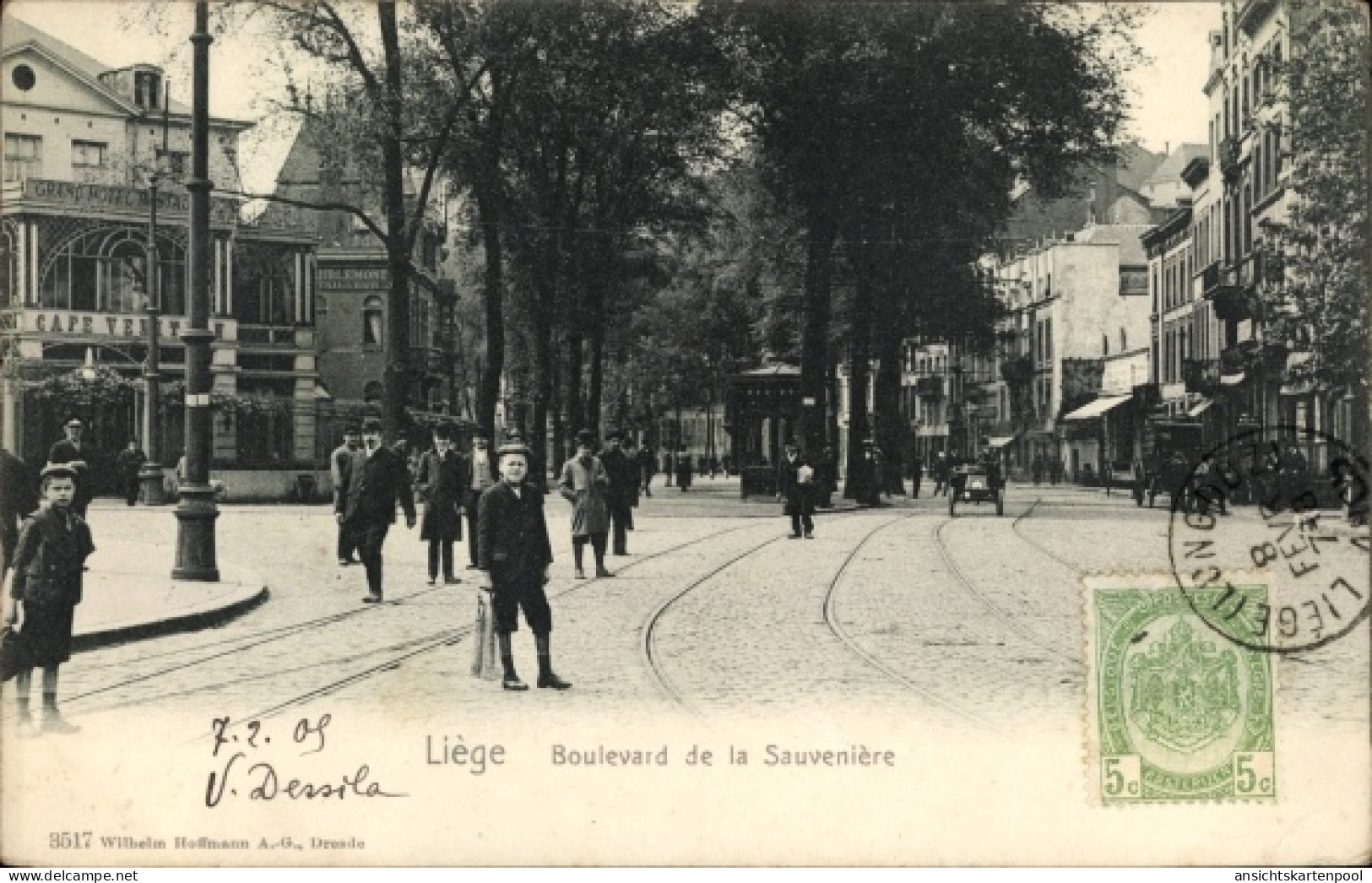 CPA Lüttich Lüttich Wallonien, Boulevard de la Sauveniere