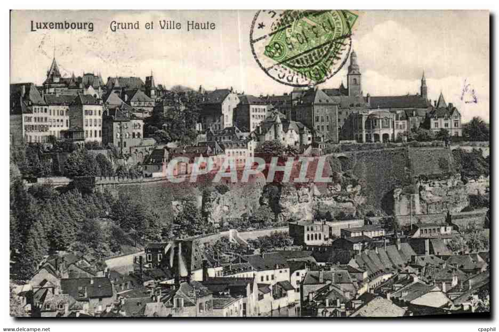 CPA Luxembourg Grund et Ville Haute
