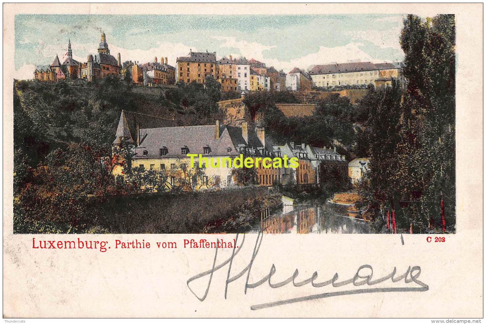 CPA LUXEMBOURG LUXEMBURG PARTHIE VOM PFAFFENTHAL