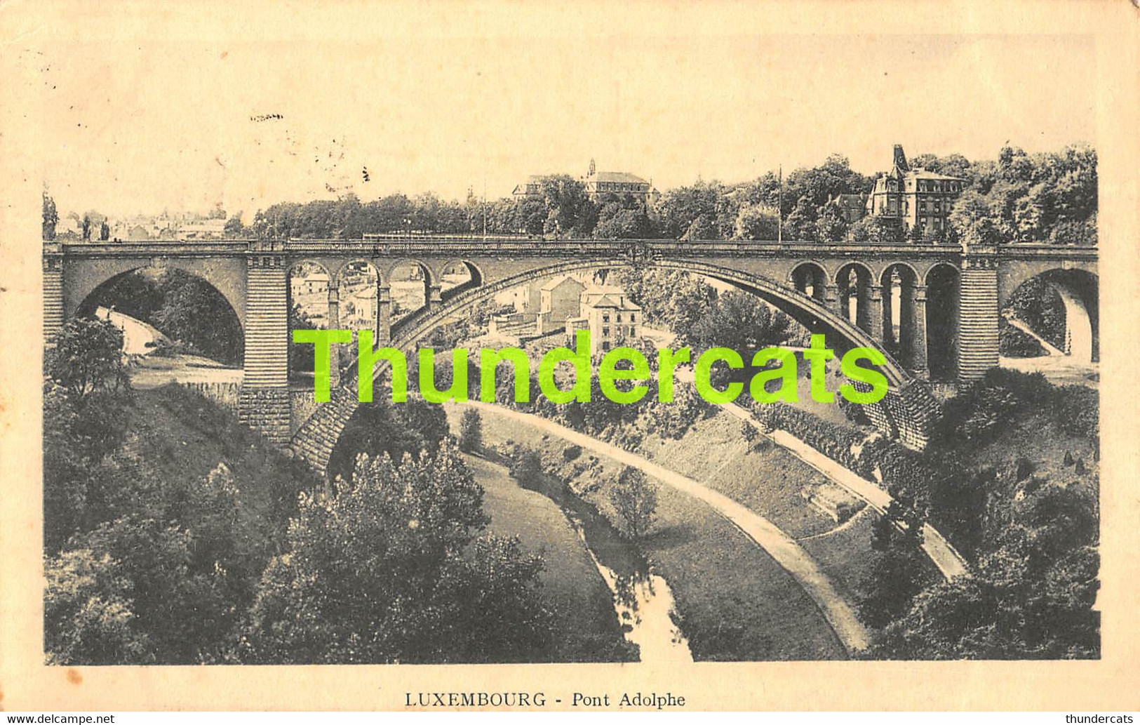 CPA LUXEMBURG LUXEMBOURG PONT ADOLPHE