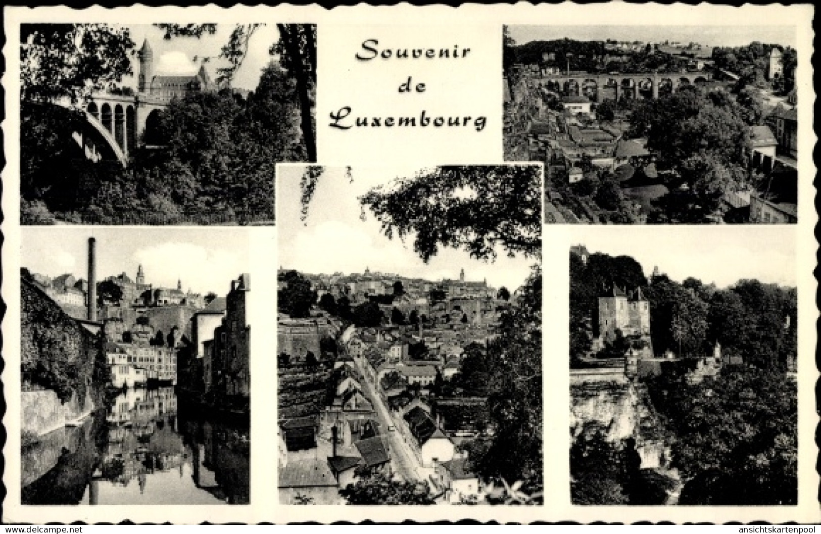 CPA Luxemburg Luxembourg, Teilansichten der Stadt