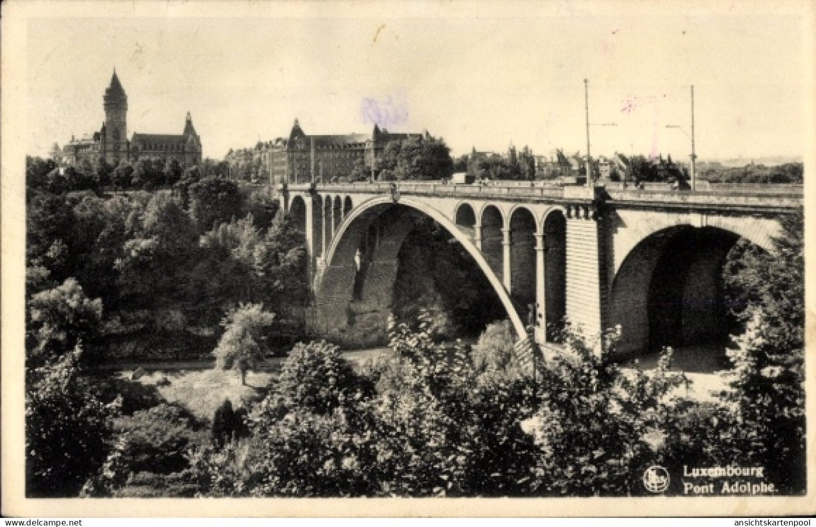 CPA Luxemburg Stadt, Adolph-Brücke