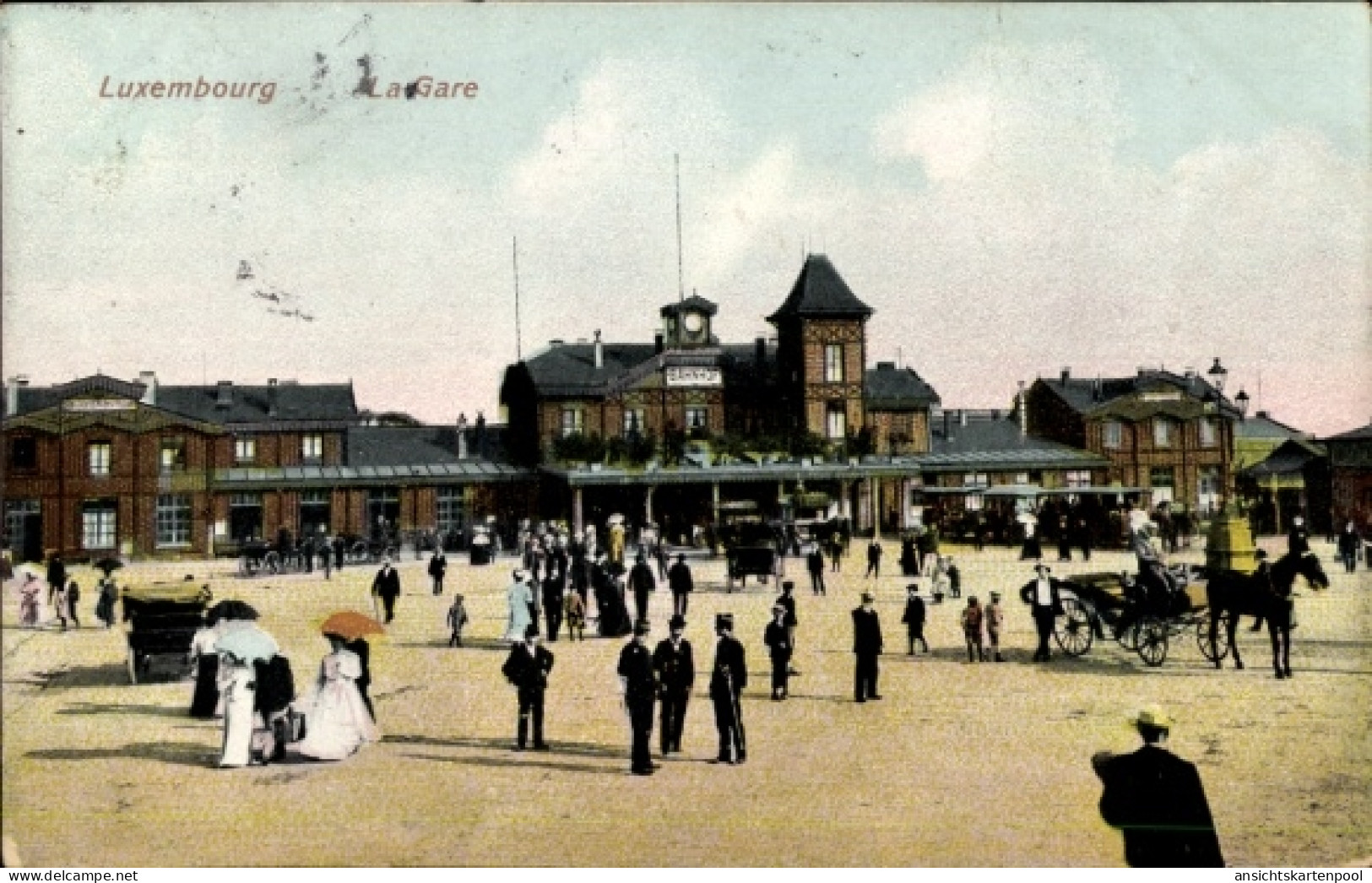 CPA Luxemburg Stadt, Bahnhof