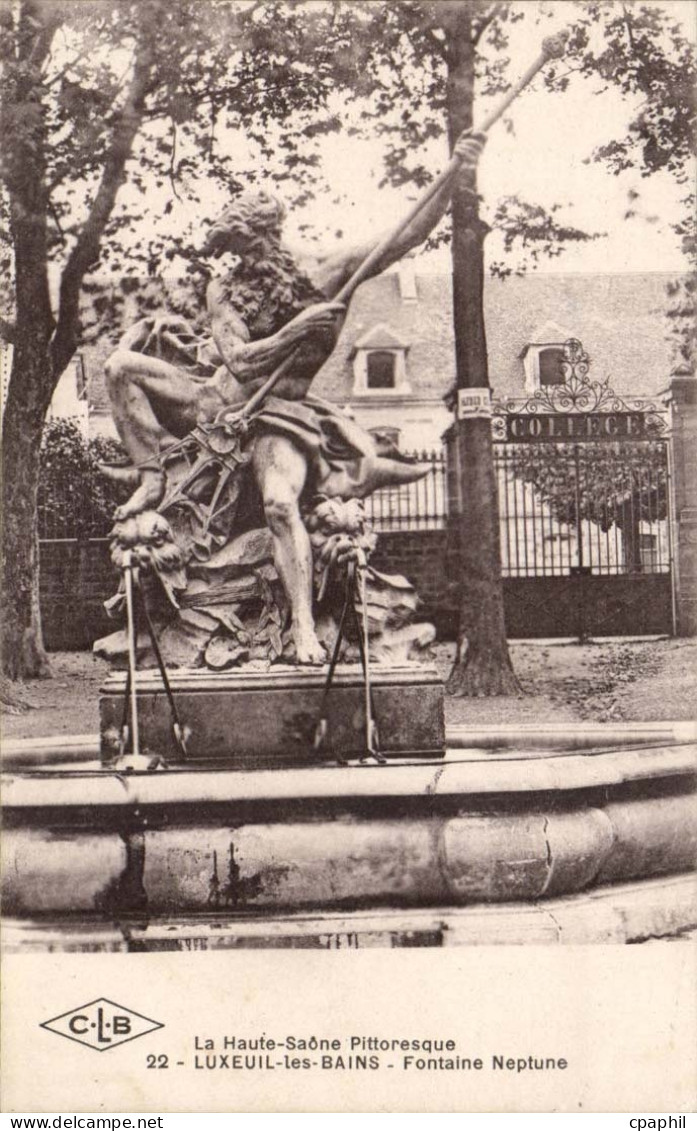 CPA Luxeuil les Bains Fontaine Neptune