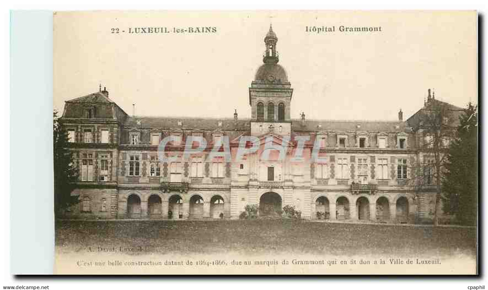 CPA Luxeuil les Bains Hopital Grammont