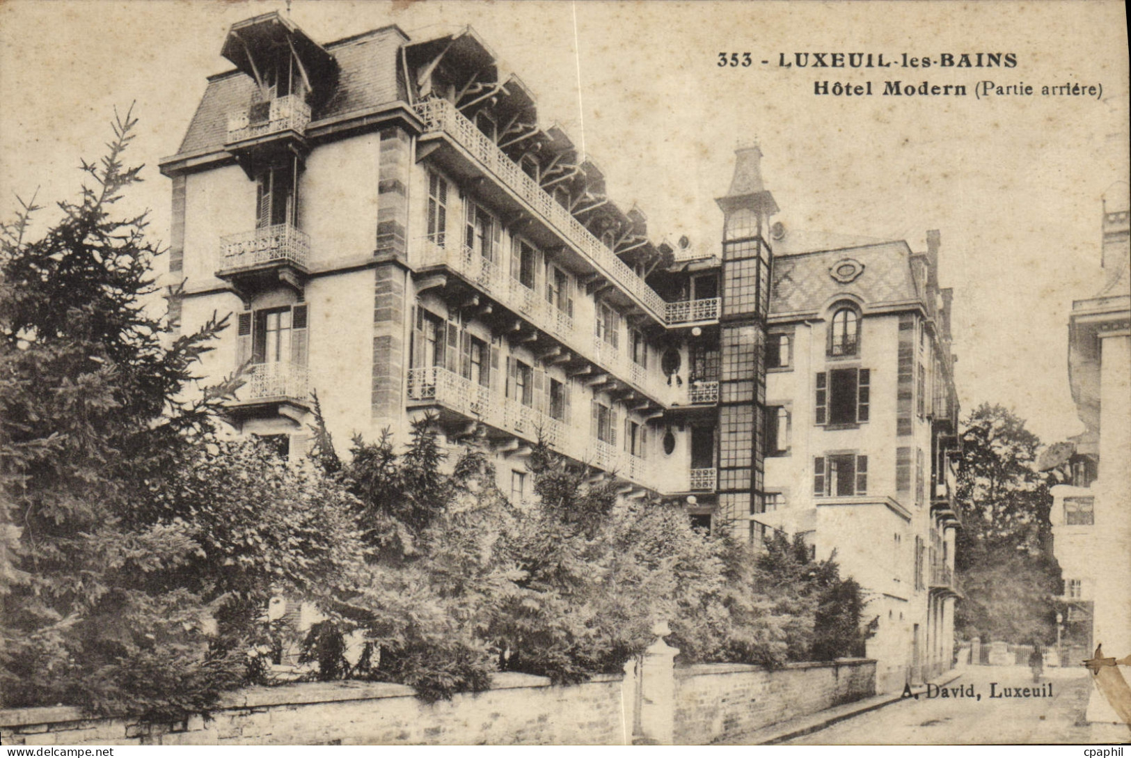 CPA Luxeuil les Bains Hotel Modern