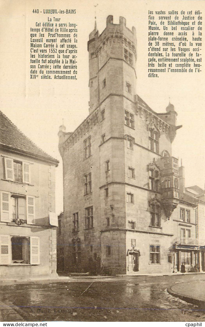 CPA Luxeuil les Bains la Tour