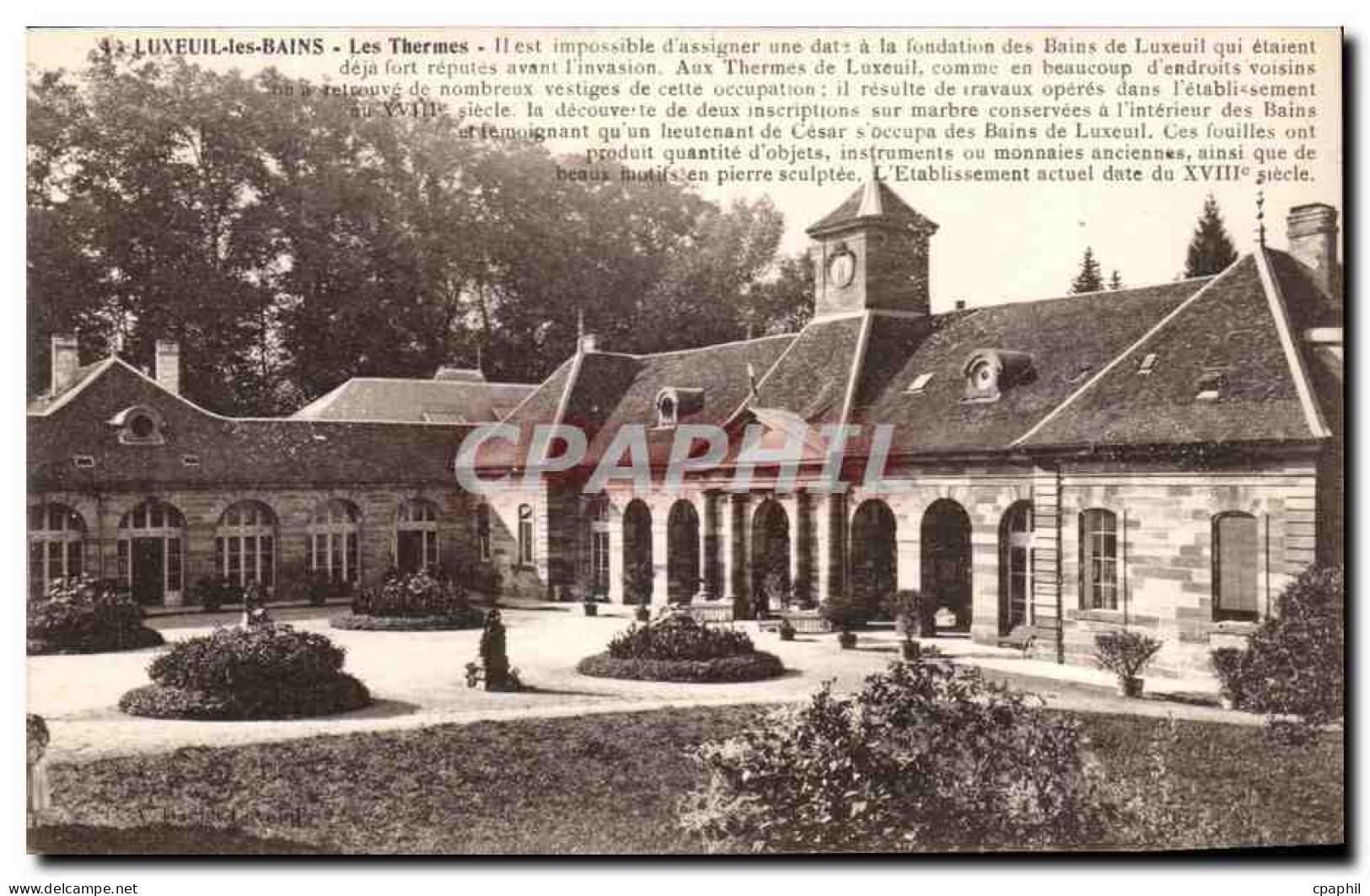 CPA Luxeuil Les Bains Les thermes