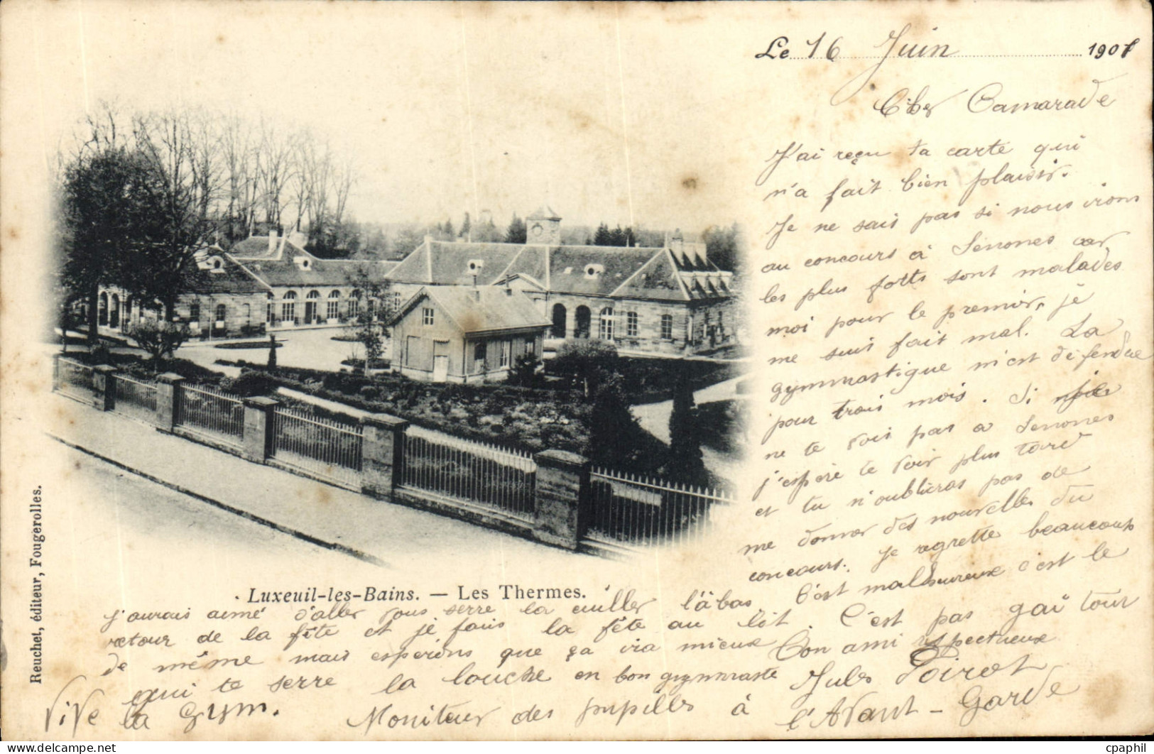 CPA Luxeuil les Bains Les Thermes