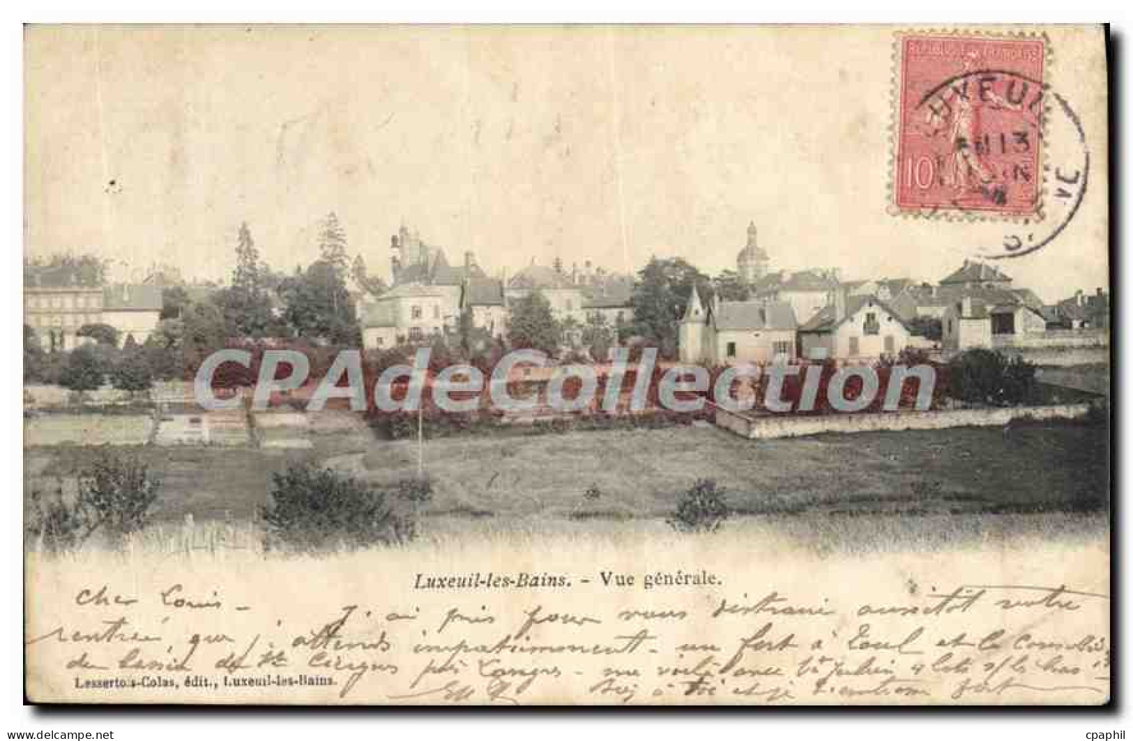 CPA Luxeuil les Bains Vue generale