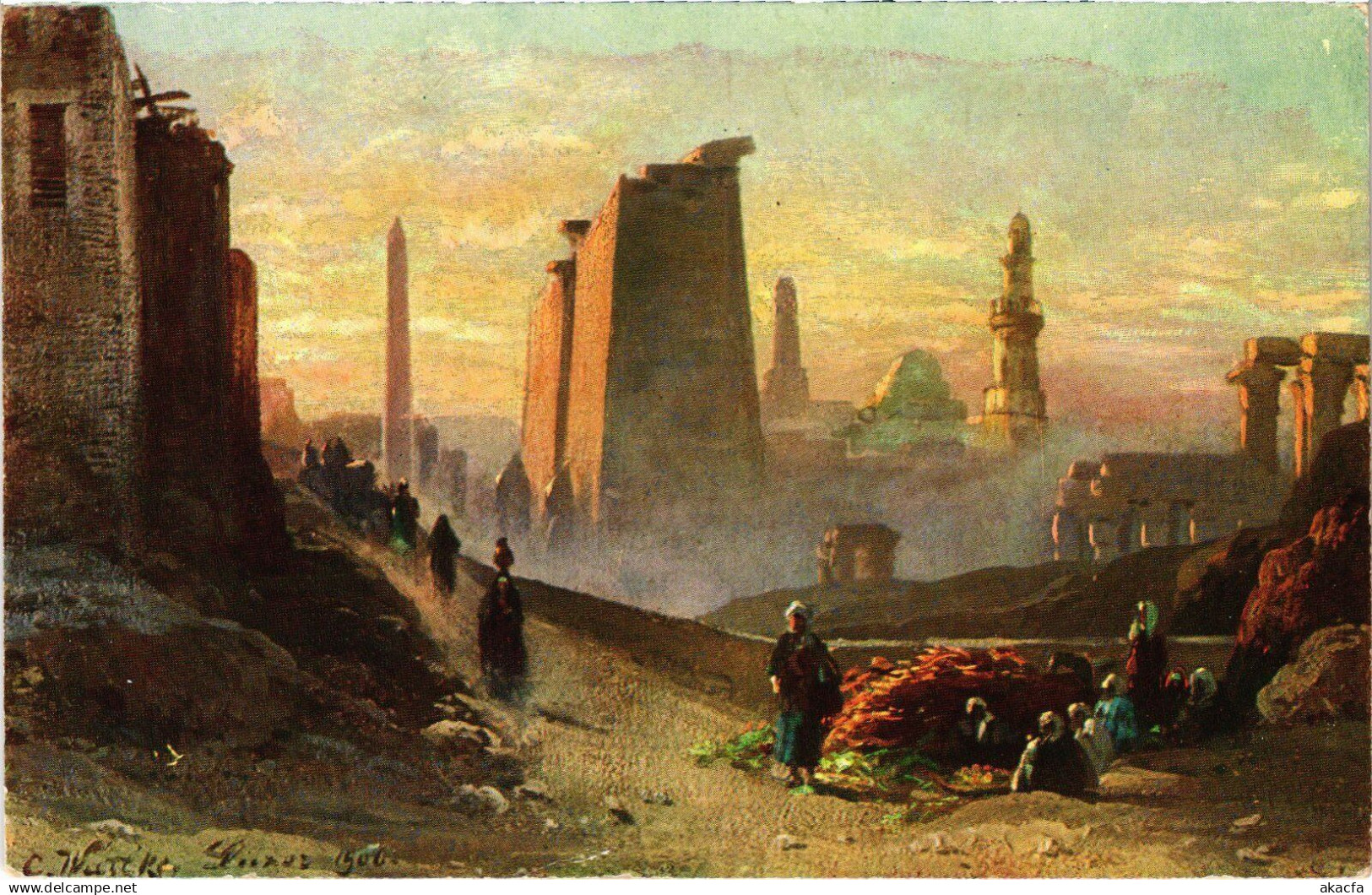 CPA LUXOR The Temples of Luxor in the Morning EGYPT (1324351)