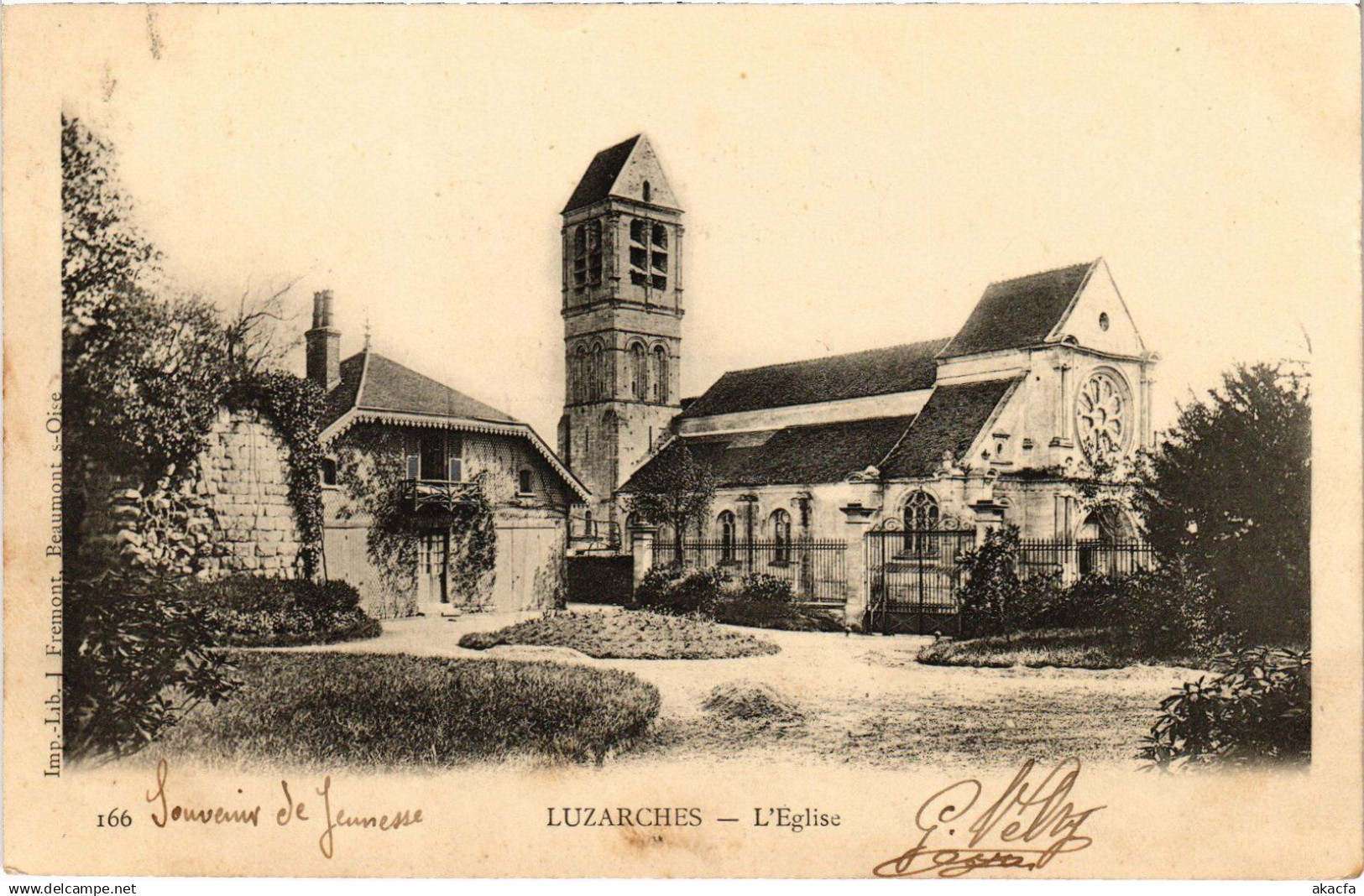 CPA Luzarches Eglise (1340405)