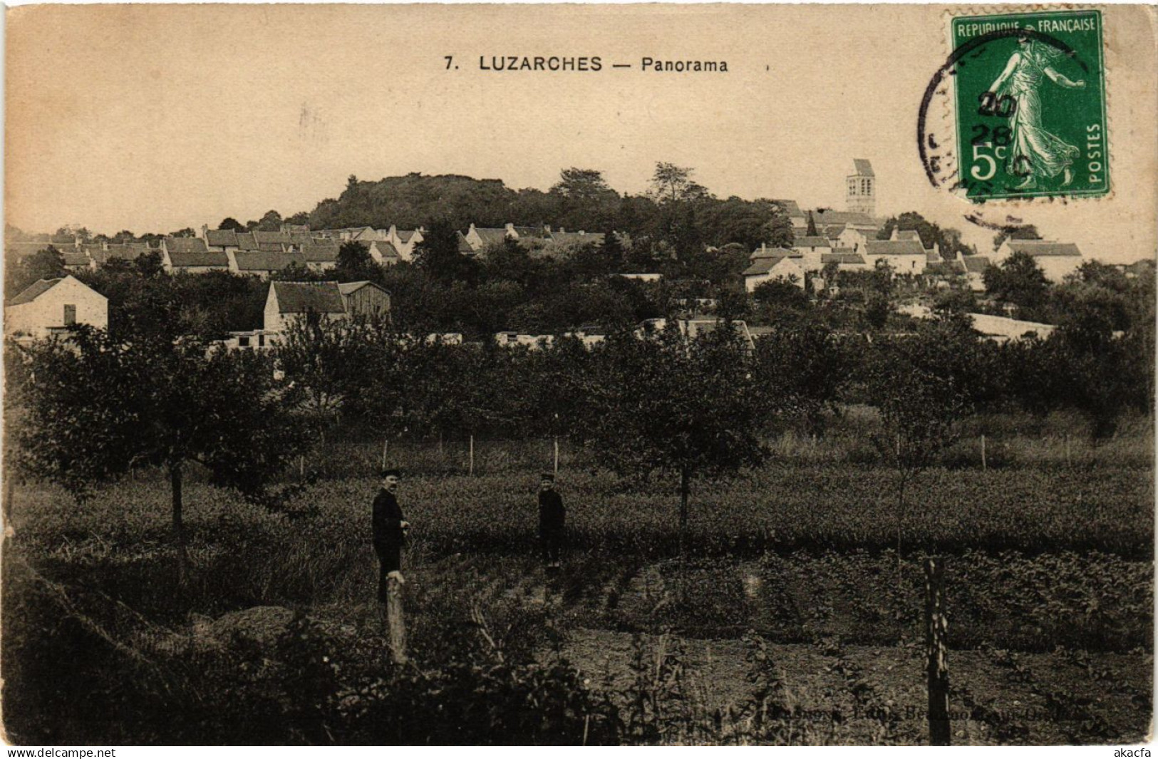 CPA LUZARCHES - Panorama (380809)