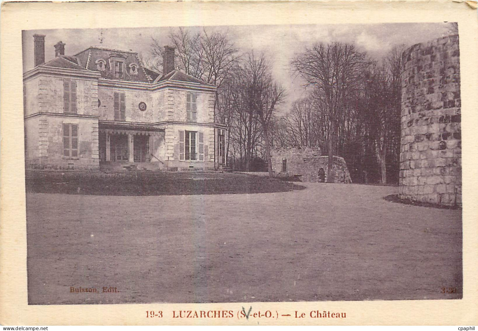 CPA Luzarches S et O Le Chateau