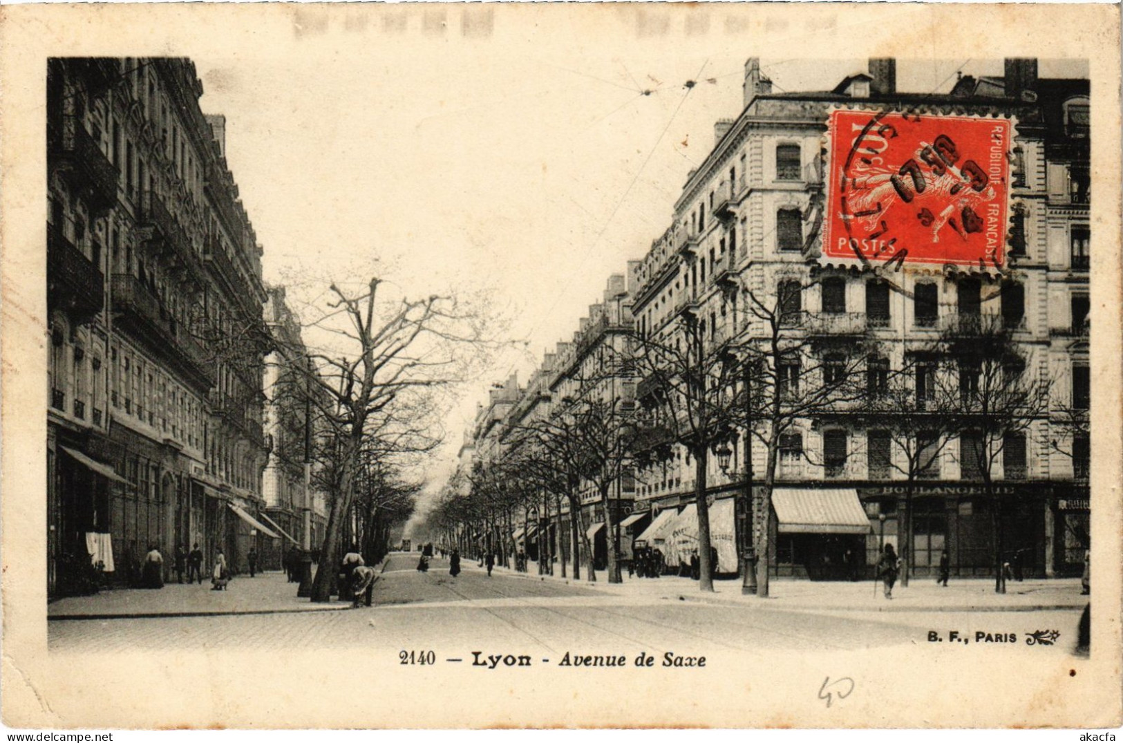 CPA LYON - Avenue de Saxe (369791)