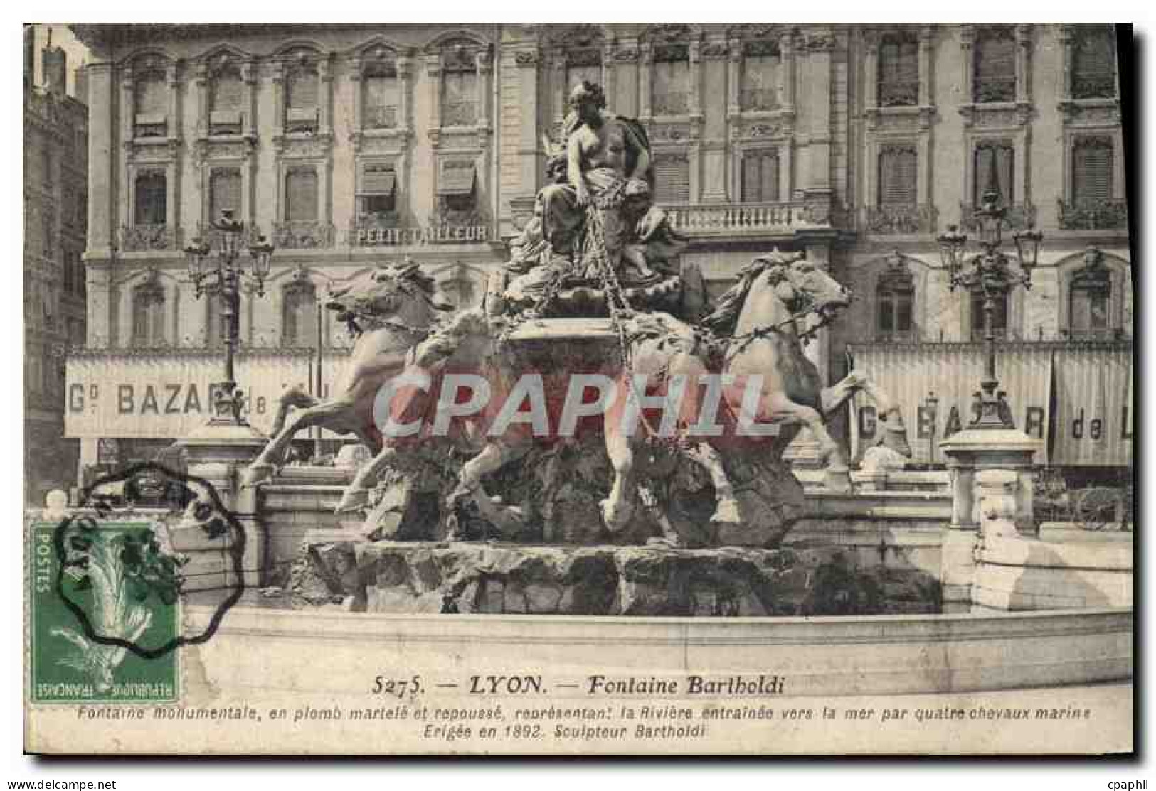 CPA Lyon Fontaine Bartholdi