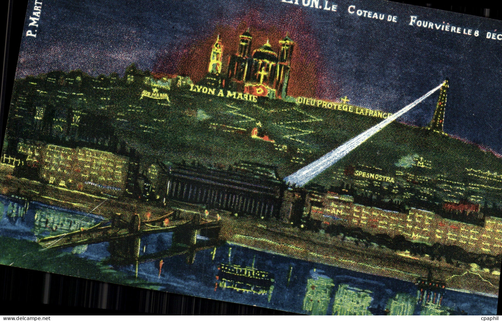 CPA Lyon Le Coteau de Fourviere le 8 Decembre