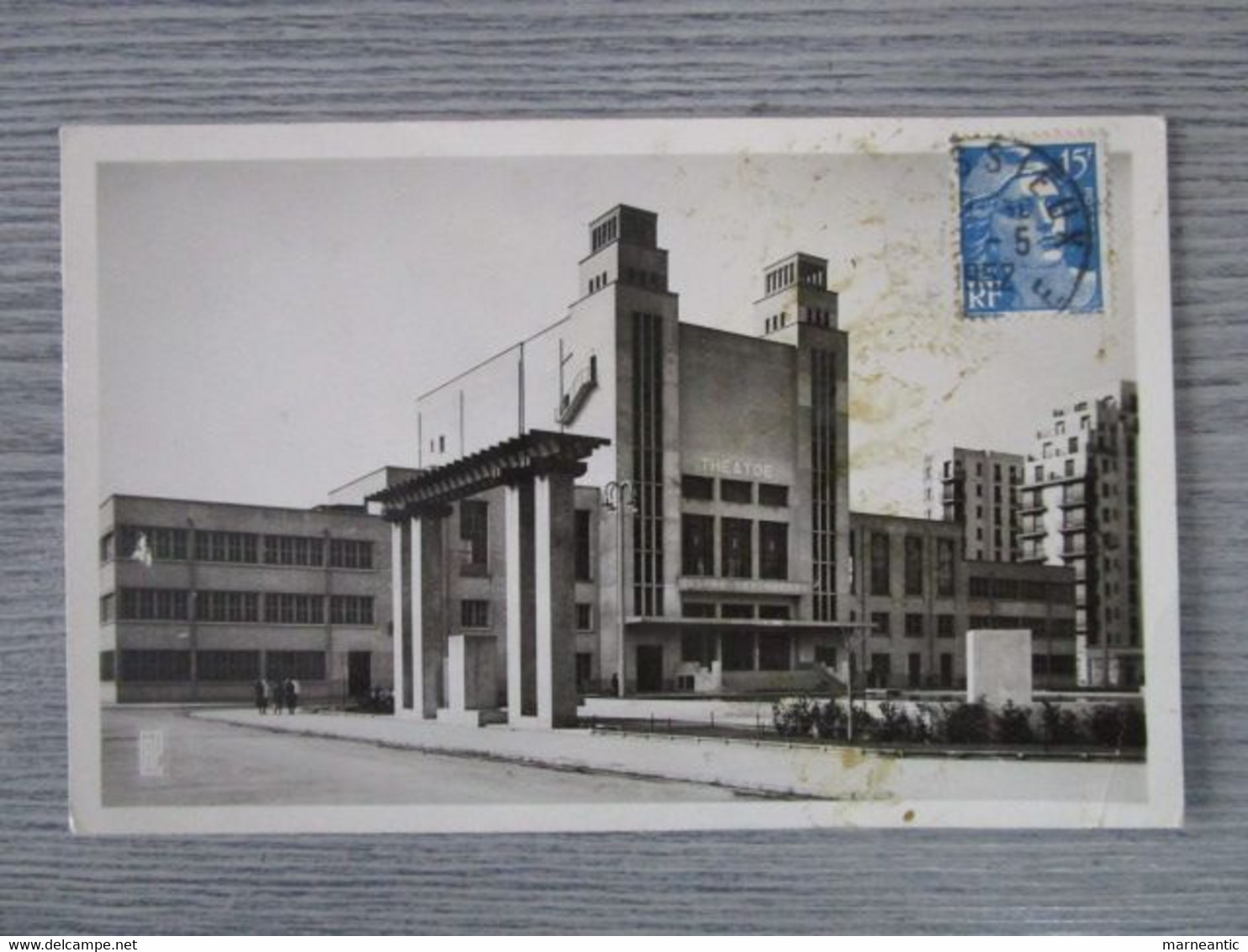 cpa Lyon-Villeurbanne (69) les nouvelles cités-le théâtre