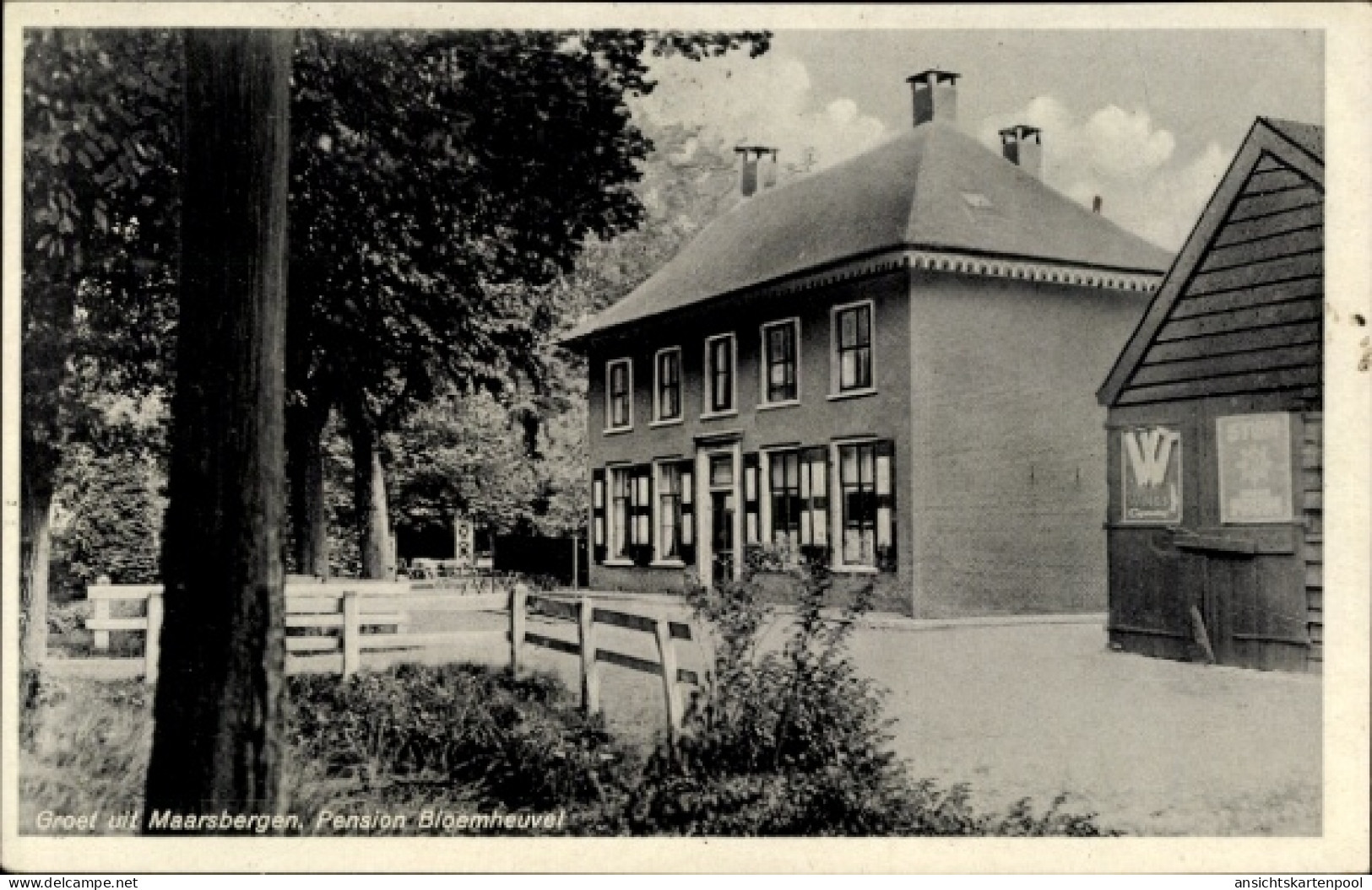 CPA Maarsbergen Utrecht Niederlande, Pension Bloemheuvel