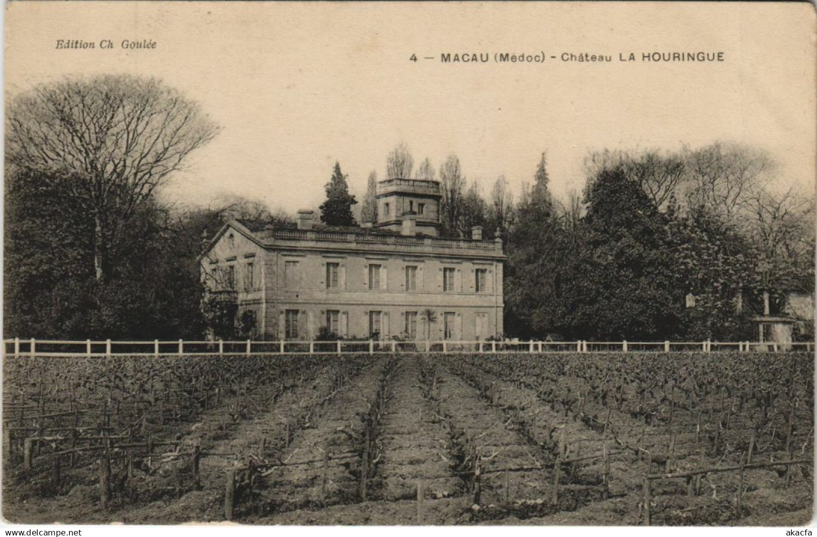 CPA Macau-Chateau La Houringue (28531)