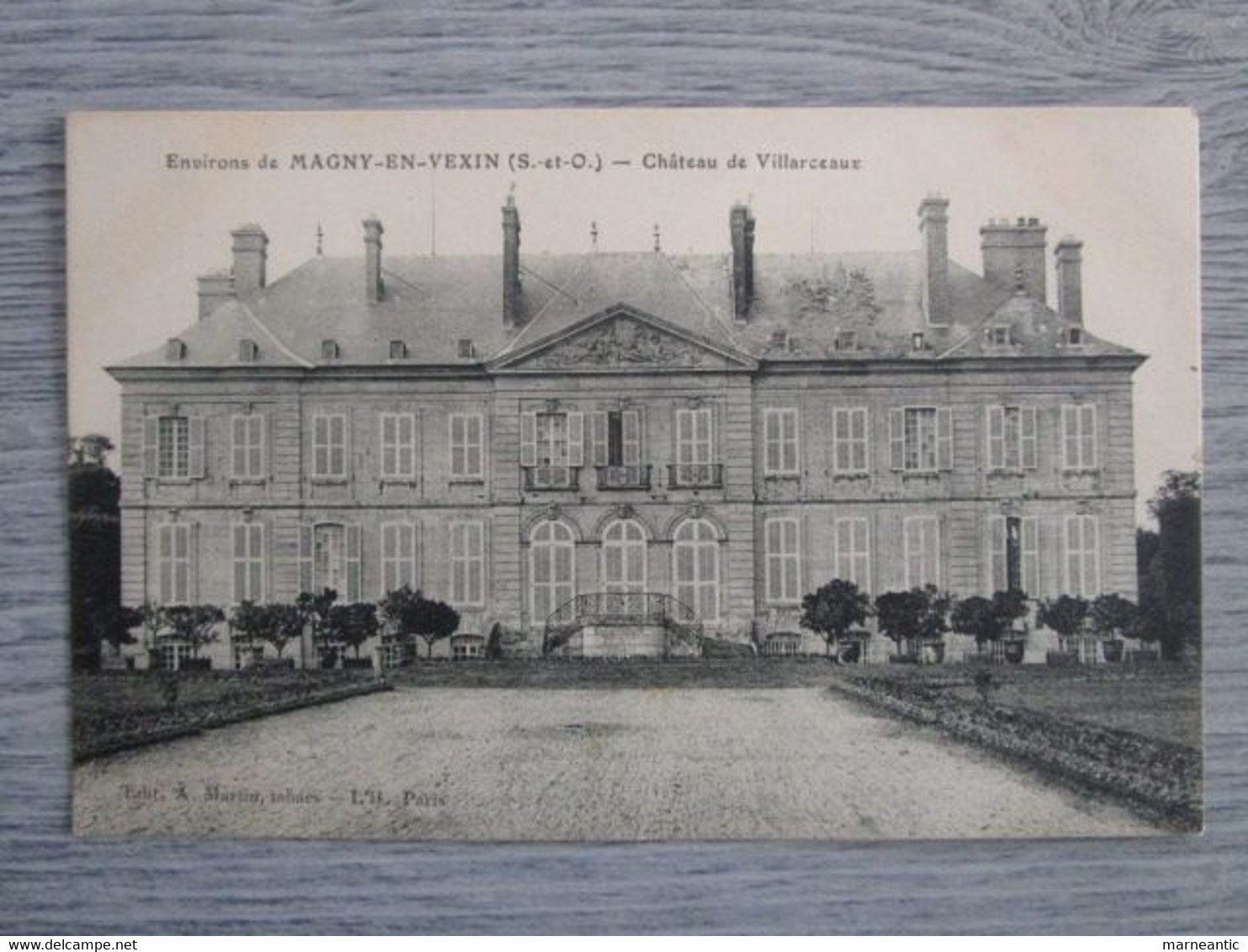cpa Magny en vexin(95)château de Villarceaux