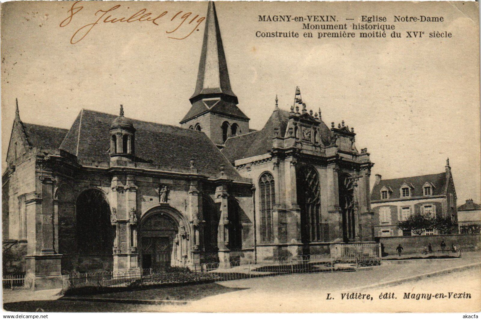CPA Magny en Vexin Eglise (1319370)