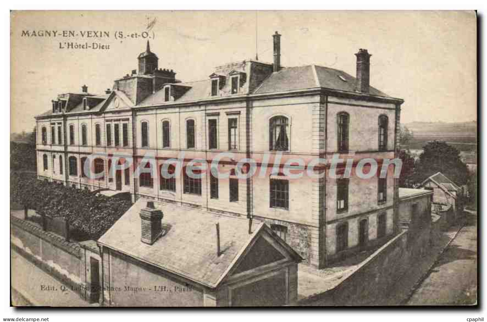CPA Magny en Vexin L'Hotel Dieu