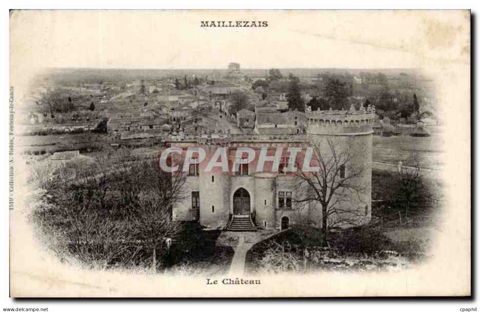 CPA Maillezais Le Chateau
