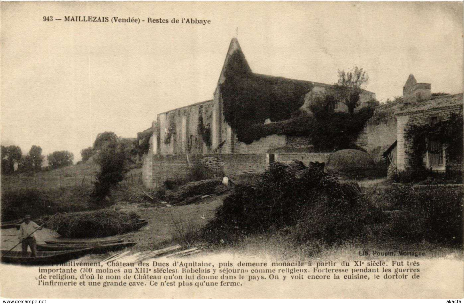 CPA MAILLEZAIS - Restes de l'Abbaye (637376)