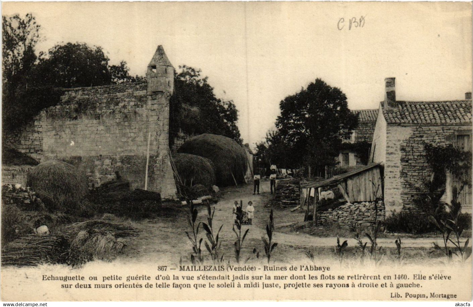 CPA MAILLEZAIS - Ruines de l'Abbaye (637089)