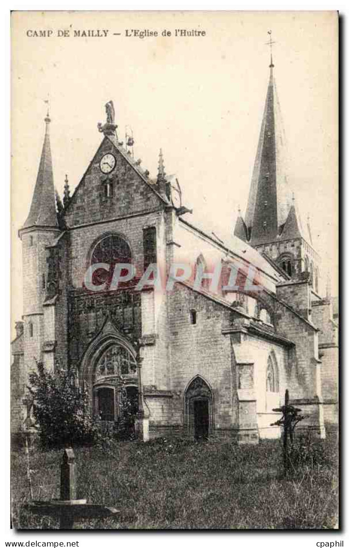 CPA Mailly le Camp L'eglise de l'Huitre