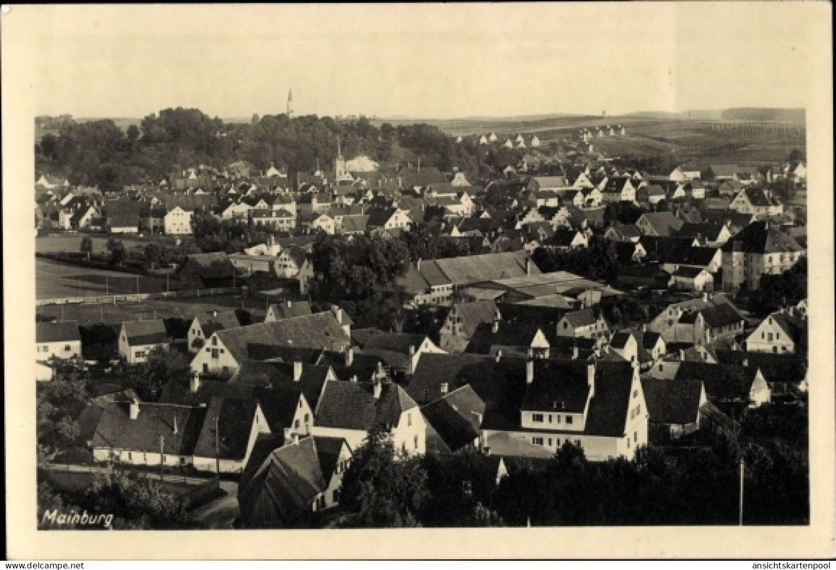 CPA Mainburg im Hallertau Niederbayern, Totalansicht