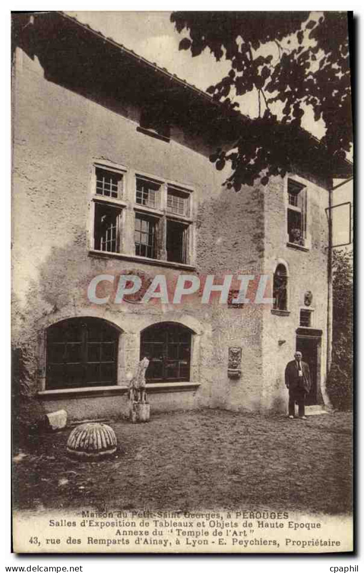 CPA Maison du petit Saint Georges a Perouges