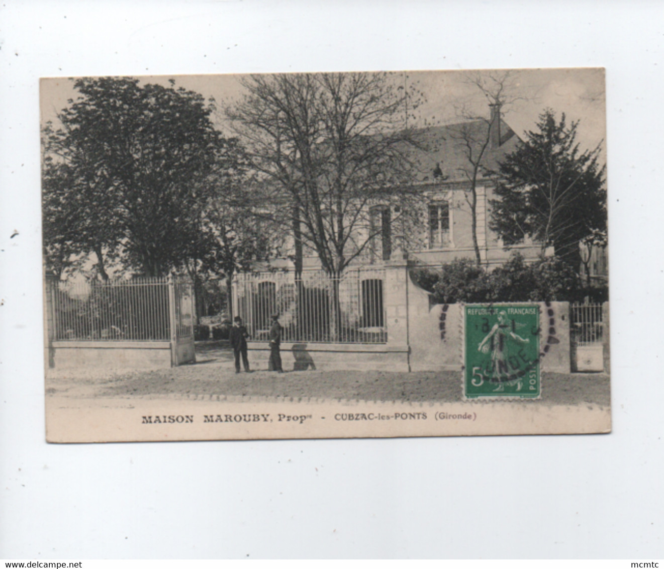 CPA -  Maison Marouby , prop, -   Cubzac-les-Ponts  -( Gironde )