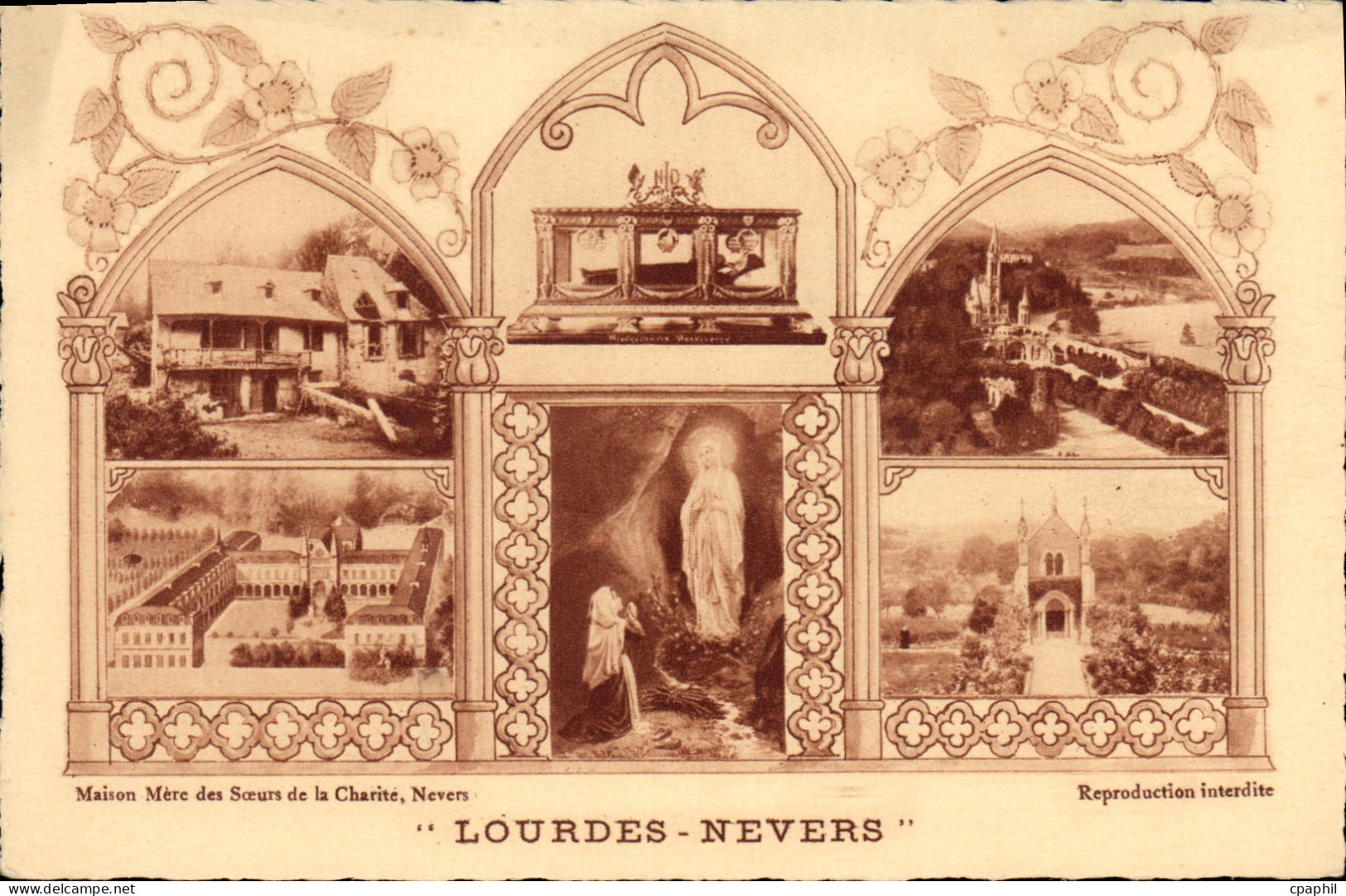 CPA Maison Mere des Soeurs de la Charite Nevers Lourdes Nevers