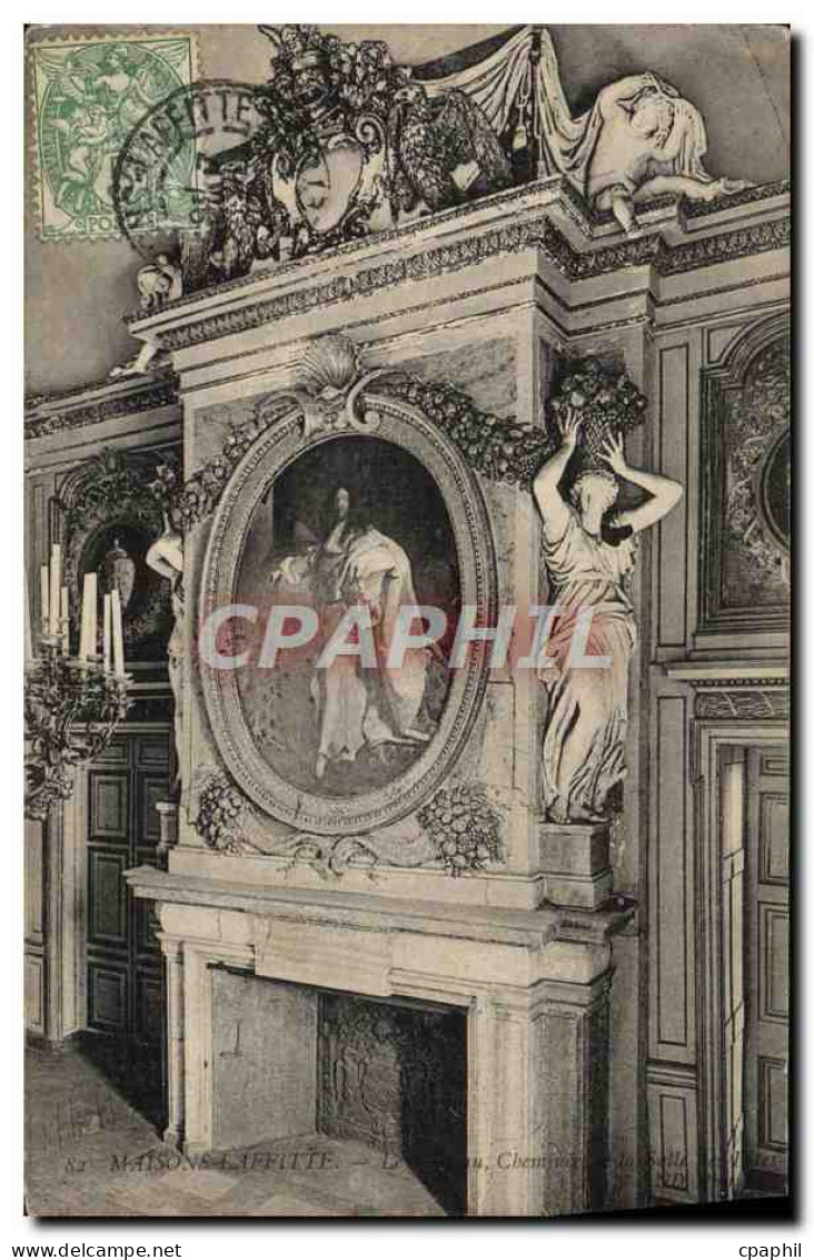 CPA Maisons Laffitte Cheminee Louis XVI