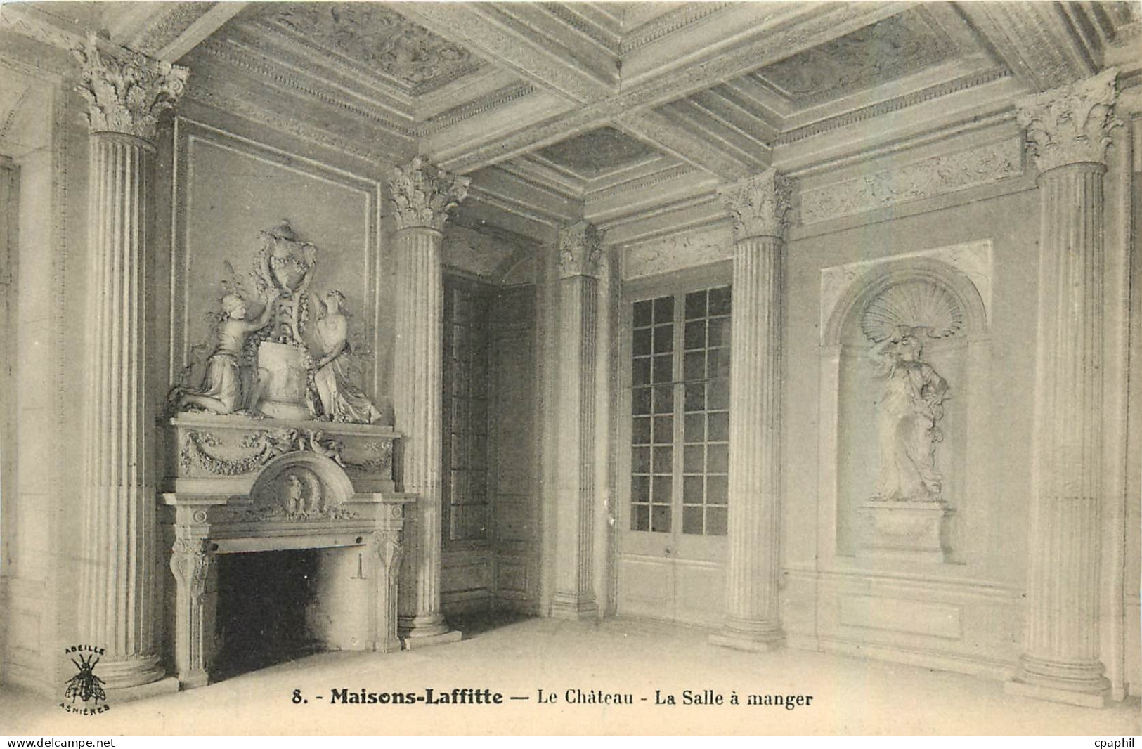 CPA Maisons Laffitte Le Chateau La Salle a Manger