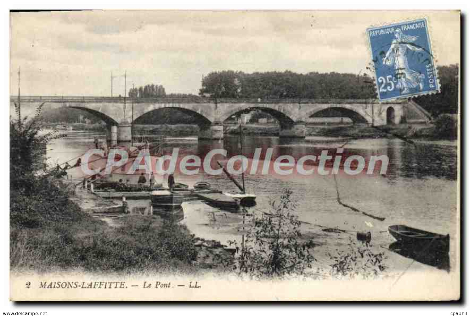 CPA Maisons Laffitte Le Pont