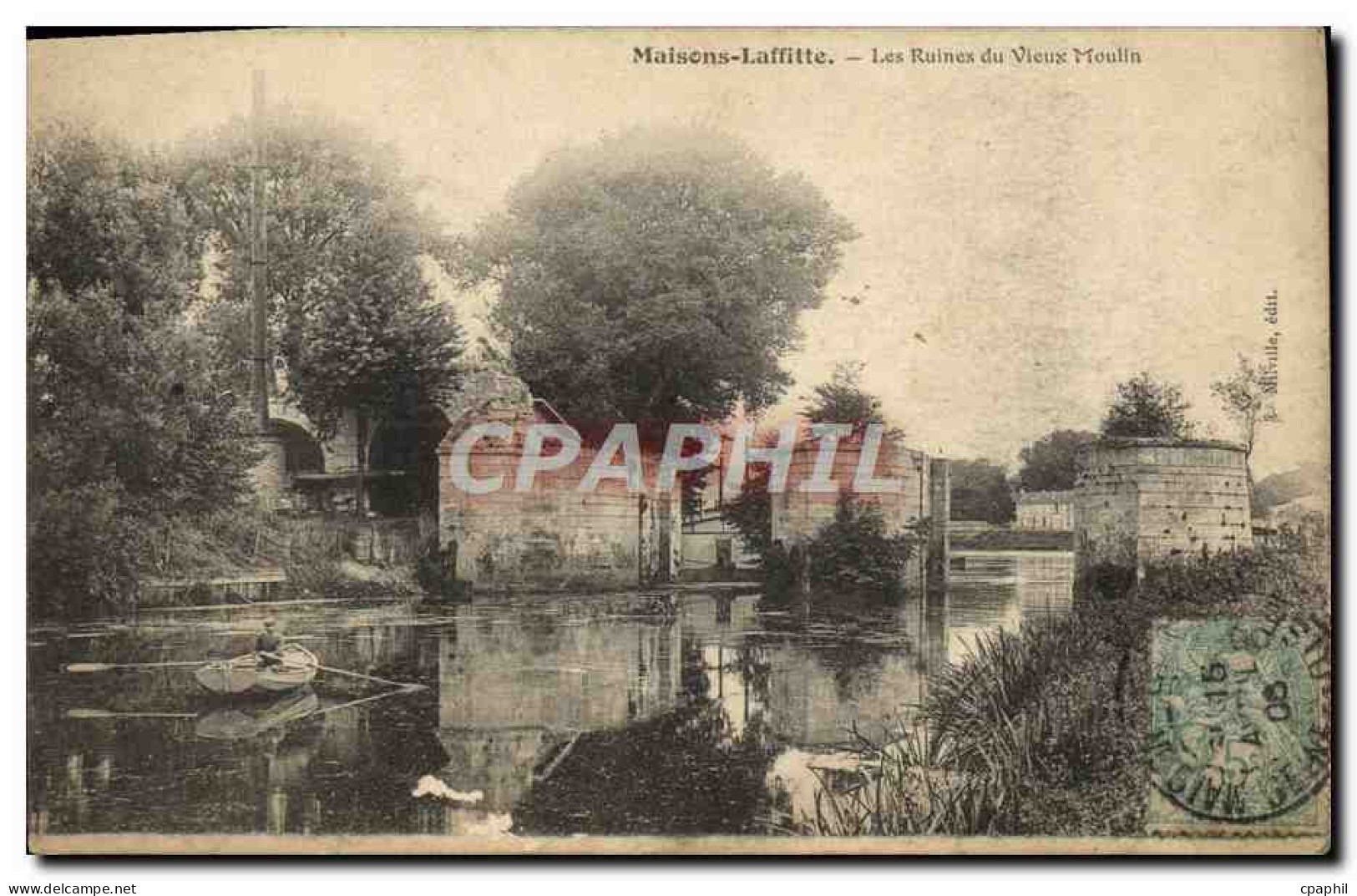 CPA Maisons Laffitte Les Ruines du Vieux Moulin