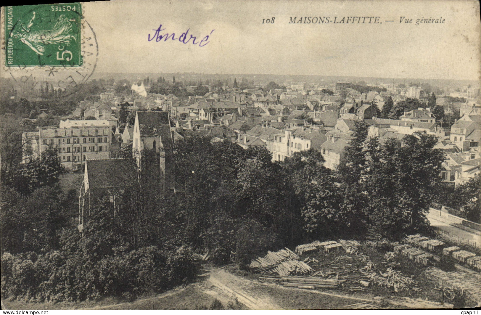 CPA Maisons Laffitte Vue Generale