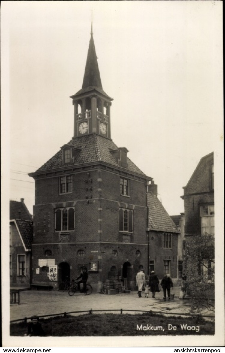 CPA Makkum Friesland Niederlande, De Waag