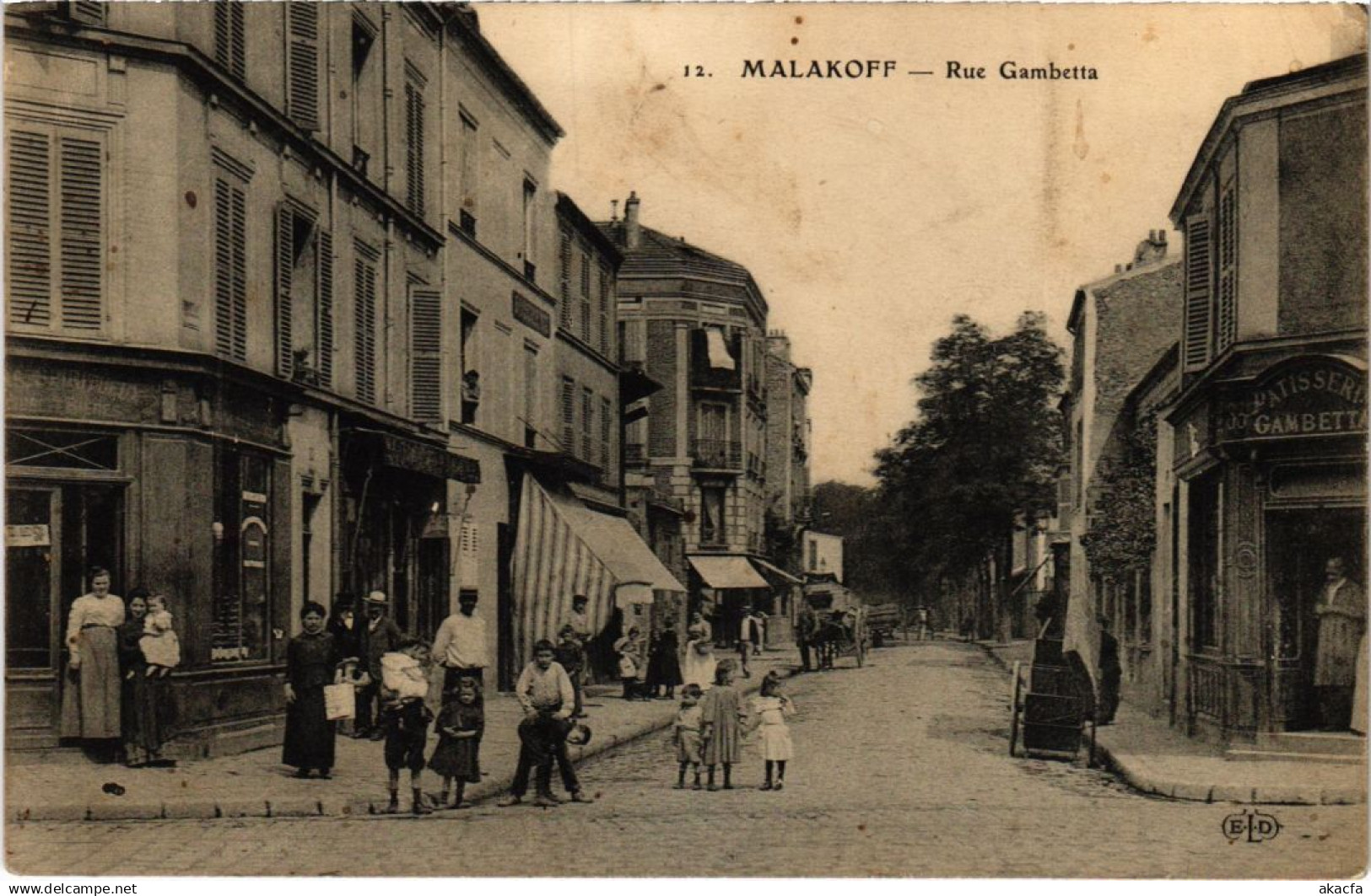 CPA Malakoff Rue Gambetta (1311545)