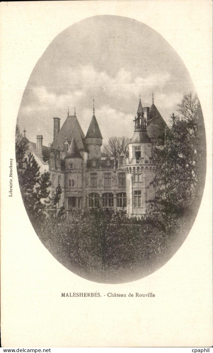 CPA Malesherbes Chateau De Rouville