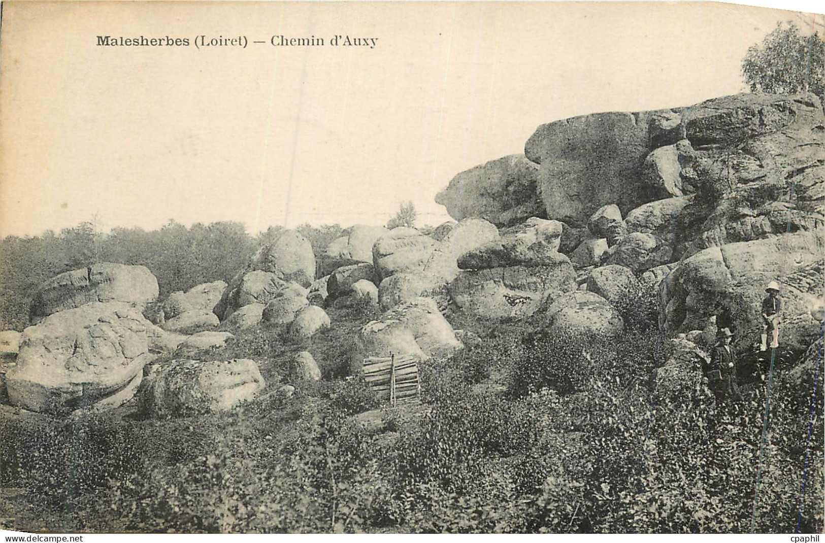 CPA Malesherbes (loiret) chemin d aury