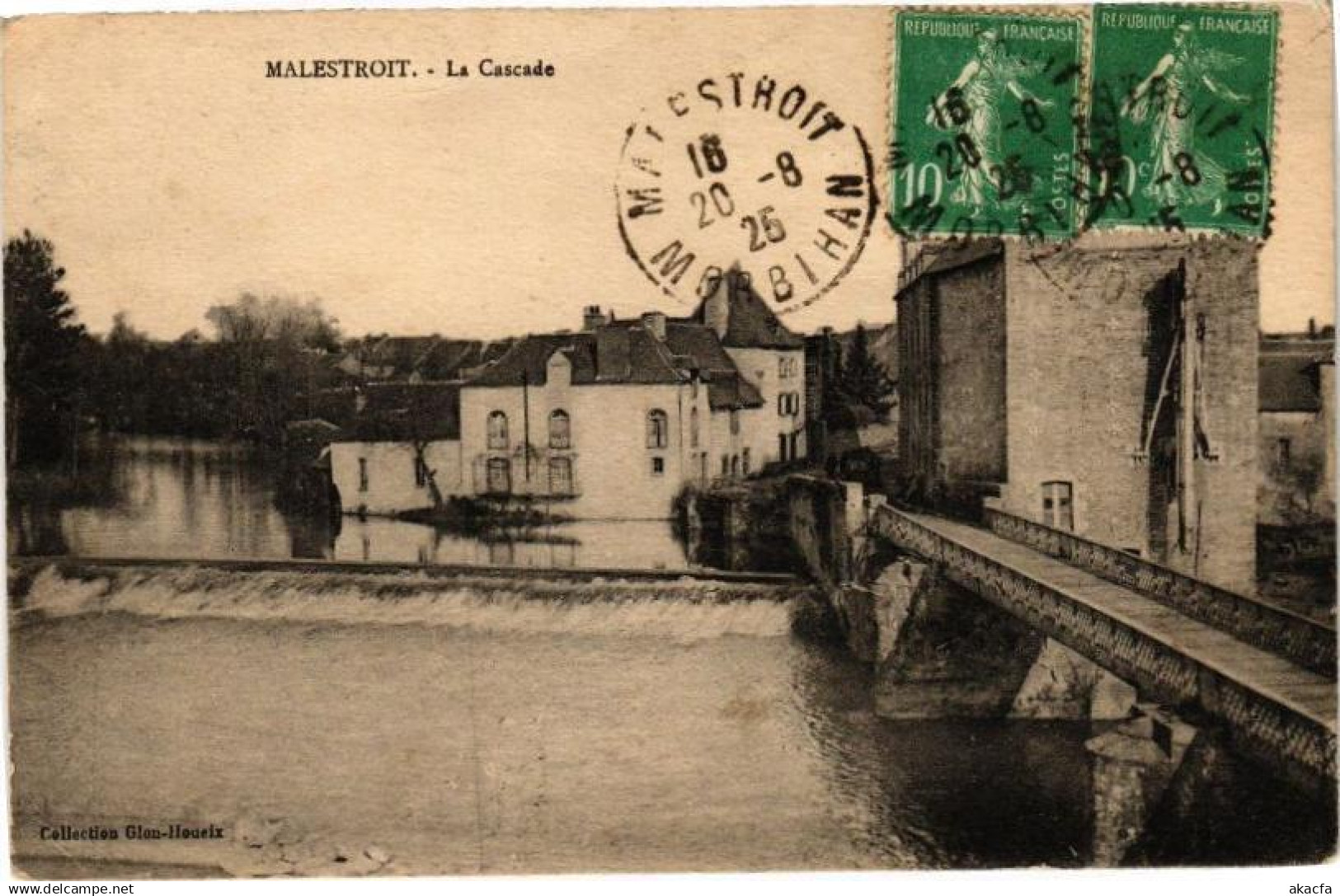 CPA MALESTROIT - La Cascade (209956)